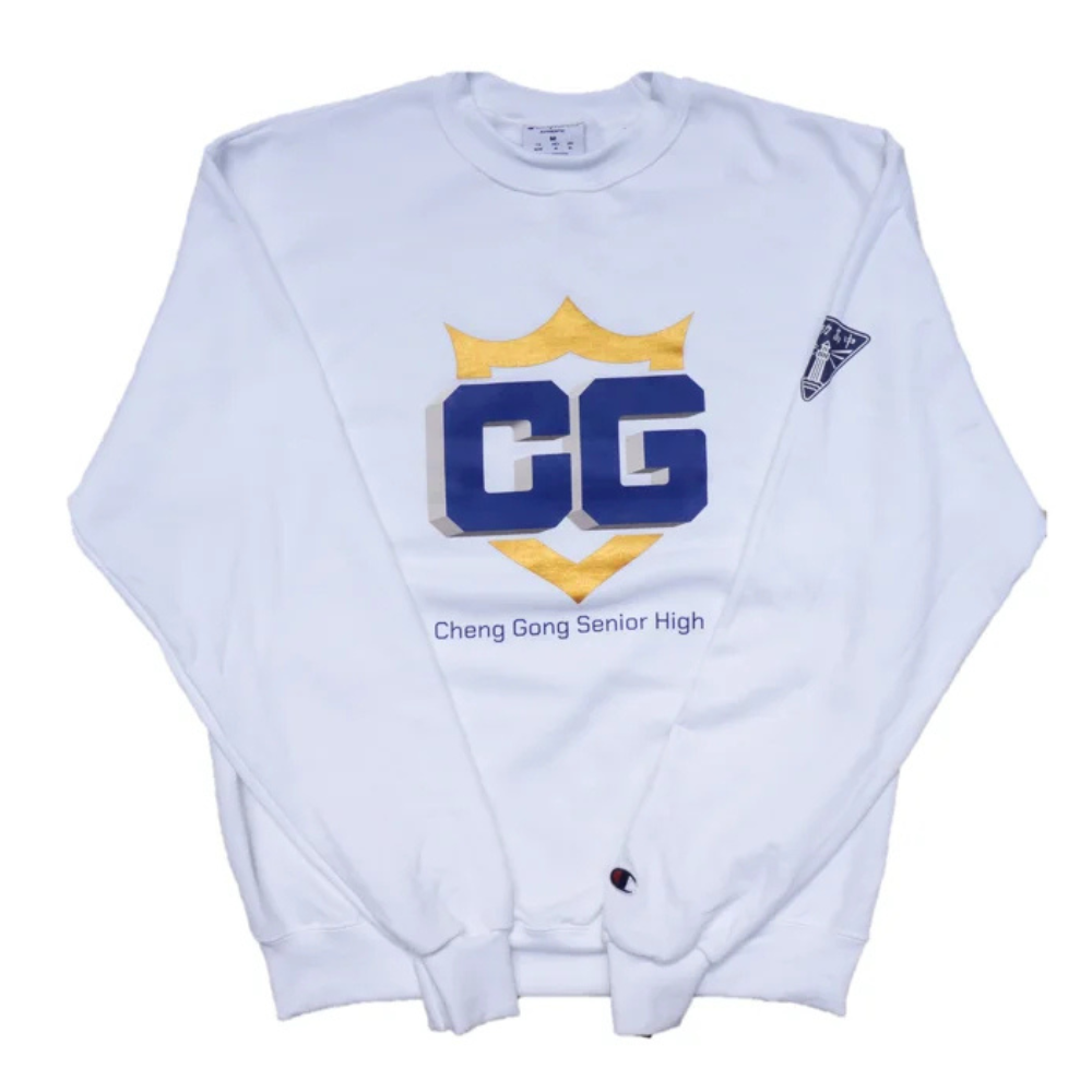 Champion CG純淨白大學T